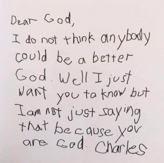 Teacher Asks Her 3rd Graders To Write A Letter To God