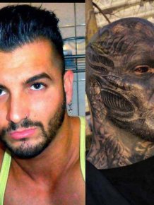 Guy From France Turned Himself Into An Alien