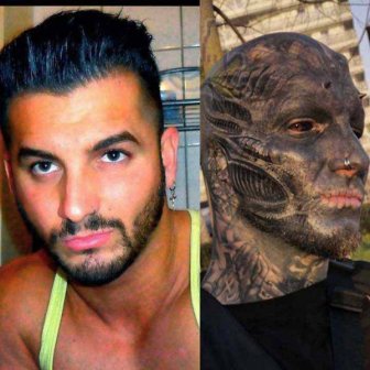 Guy From France Turned Himself Into An Alien