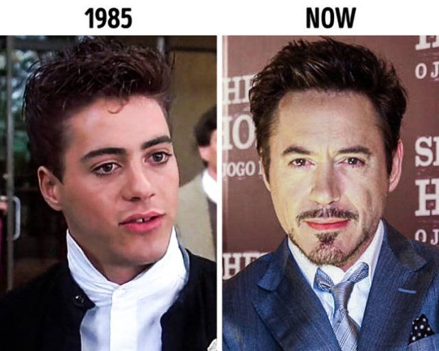 Pics oF Celebs At The Start Career And Nowadays