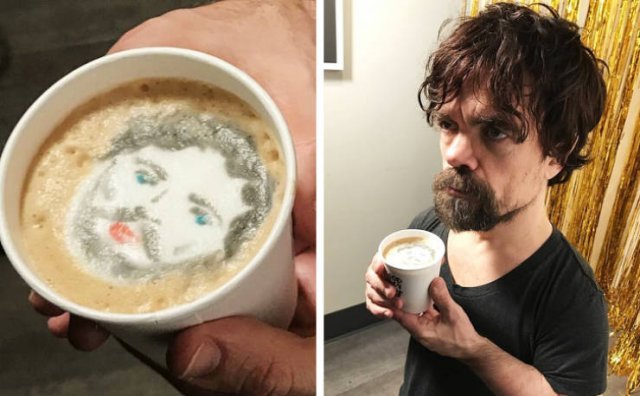 Awesome Celebrities' Portraits On Coffee