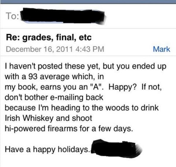 Messages Between Professors And Students