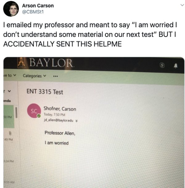 Messages Between Professors And Students