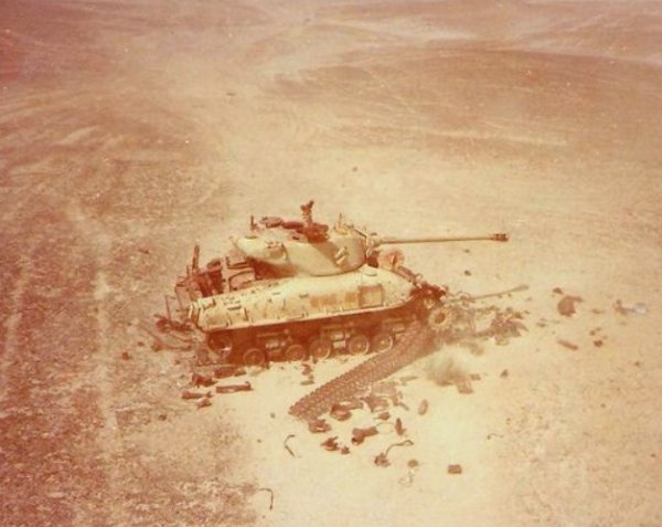 Old Destroyed Tanks