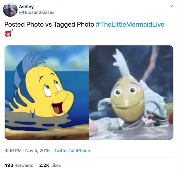 Funny Memes & Tweets About "The Little Mermaid Live"