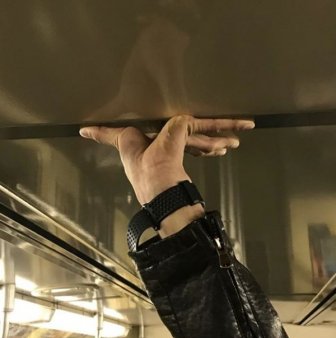 Unusual Hands In The Subway