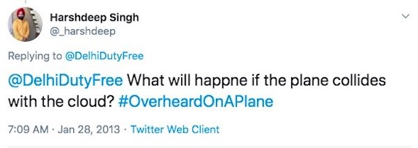 Overheard On A Plane
