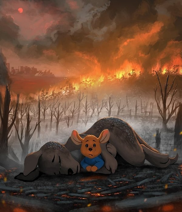 Australian Bushfires: Artists Share Support By Their Works