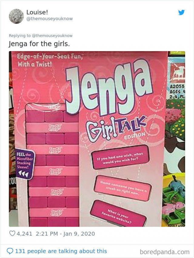 Unnecessarily Gendered Products