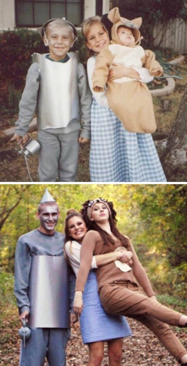 Family Photos: Then And Now