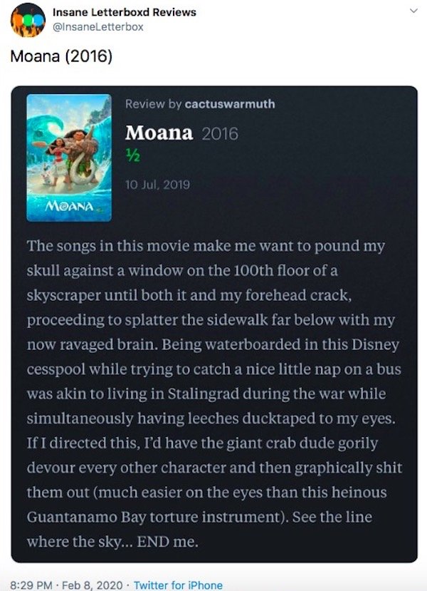 Insane Movie Reviews