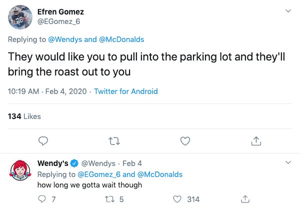 Wendy's Vs. McDonald’s