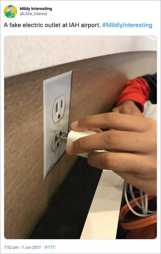Airport Prank: Fake Power Outlets
