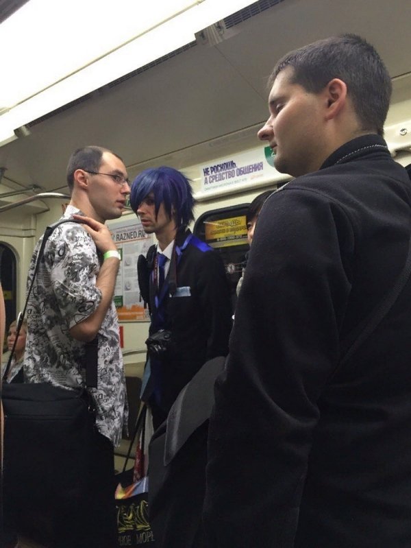 Strange Subway Passengers