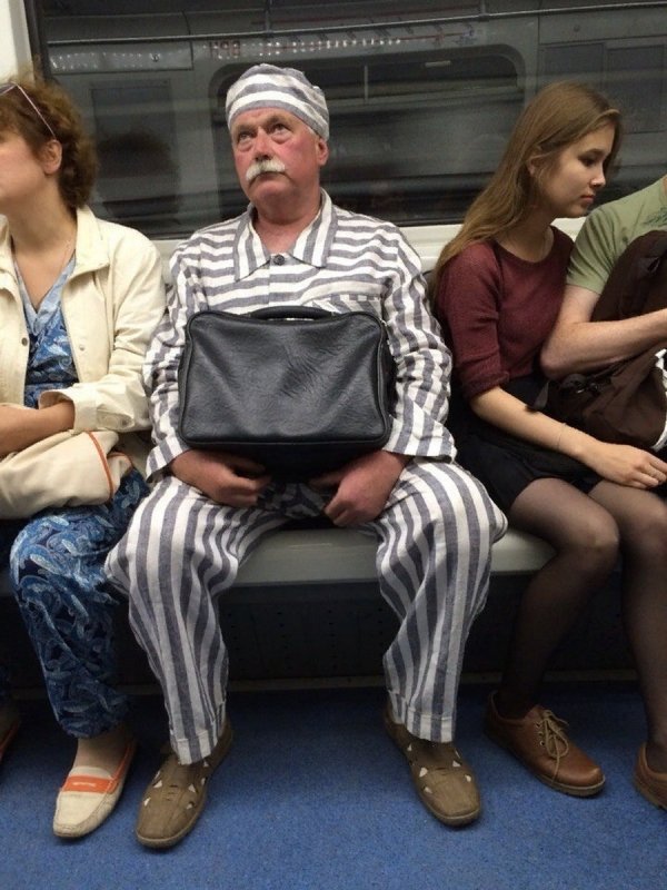 Strange Subway Passengers