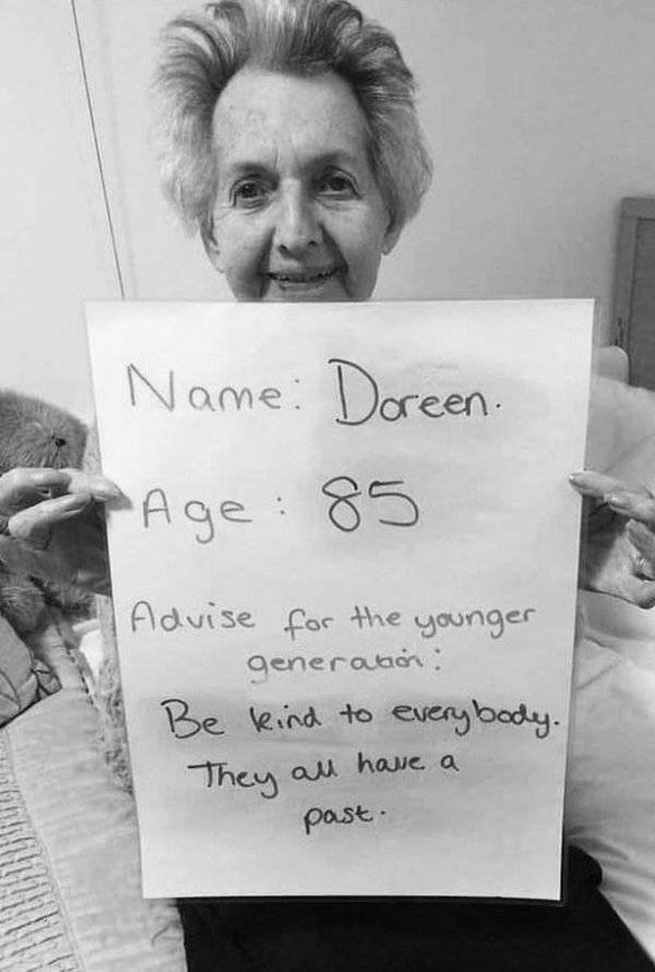 Old People Share Advices For Younger Generations