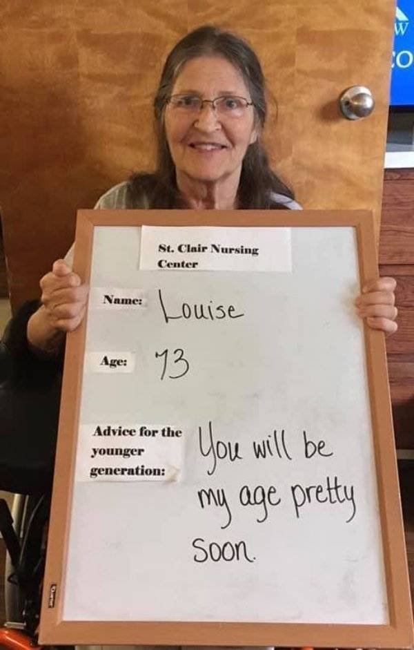 Old People Share Advices For Younger Generations