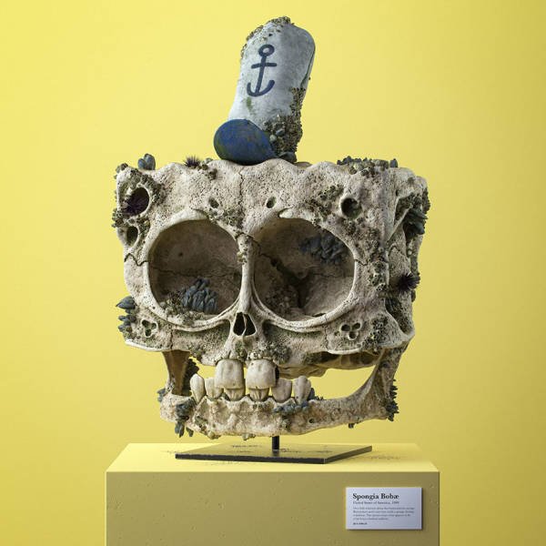 Fossil Skulls Of Popular Cartoon Characters By Filip Hodas