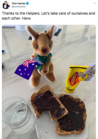 Australians' Reaction On How Tom Hanks Is Using Vegemite Under Quarantine