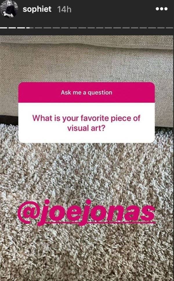 Sophie Turner Answers Questions In Instagram