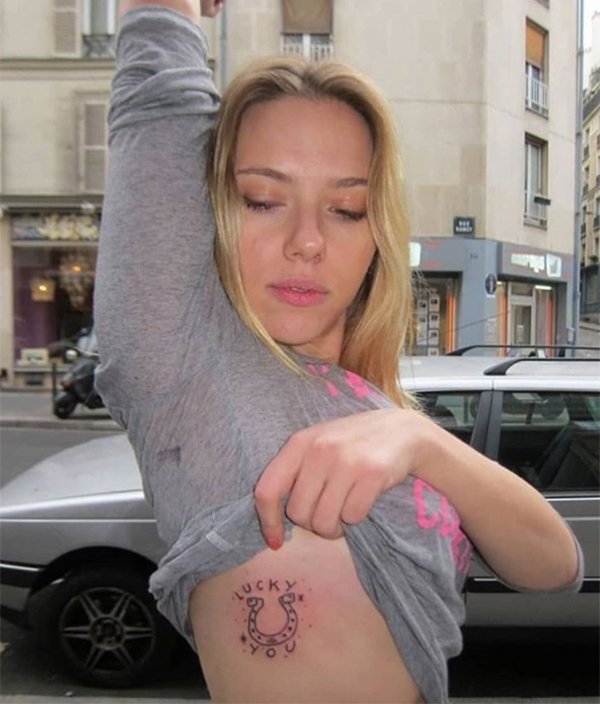 Celebrities Showing Off Their Tattoos