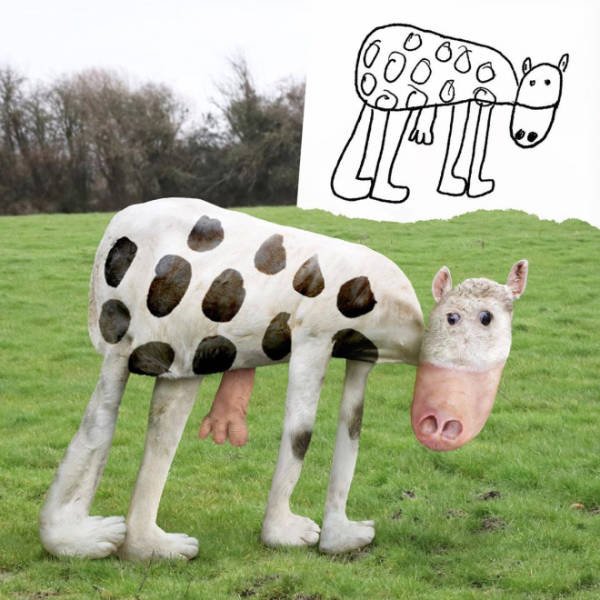 Dad Turns His Son's Doodles Into Art