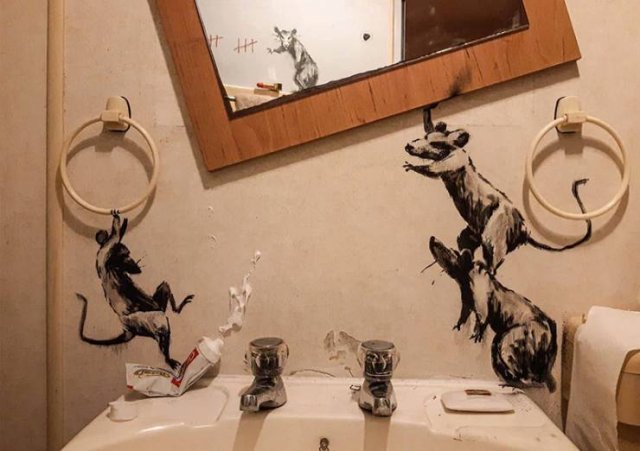 How Banksy Works From Home