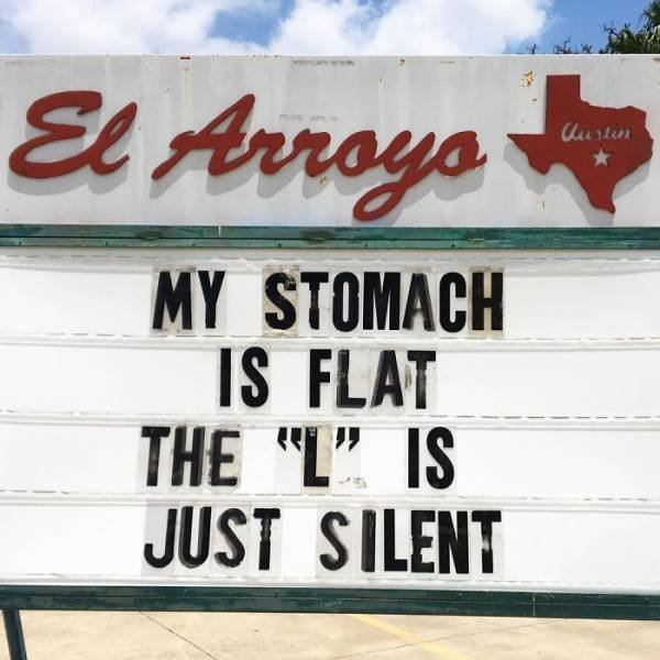 Restaurant Funny Signs
