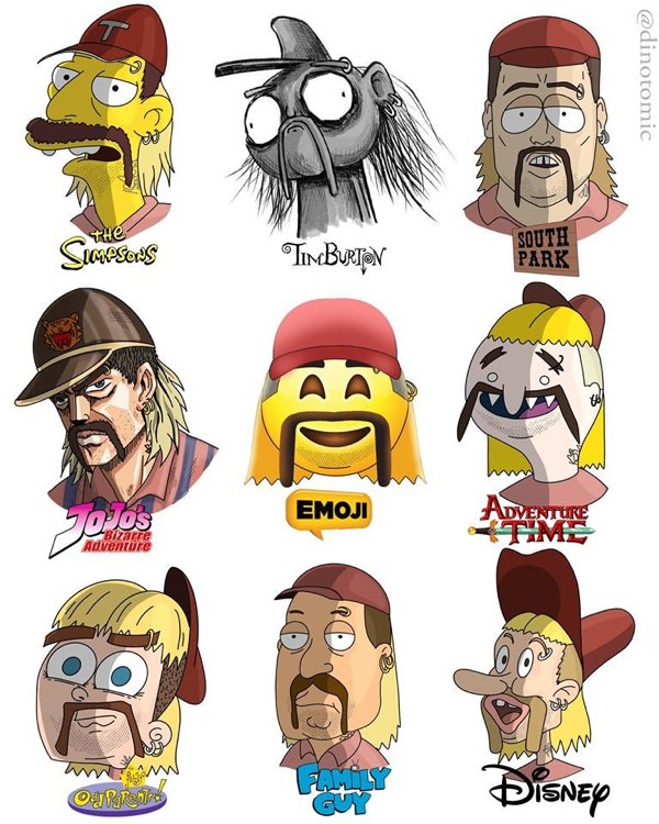 If Famous People Were Cartoon Characters