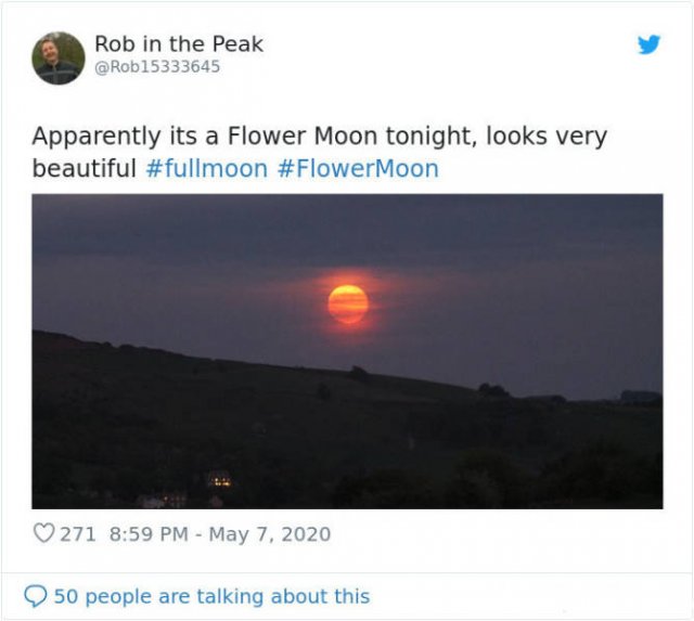 Beautiful May's Flower Moon