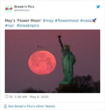 Beautiful May's Flower Moon