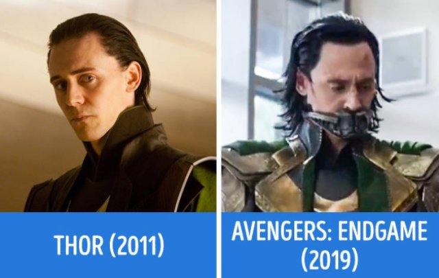 "Avengers" In Their First And Last Movies