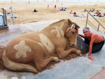 Sand Sculptures By Andoni Bastarrika