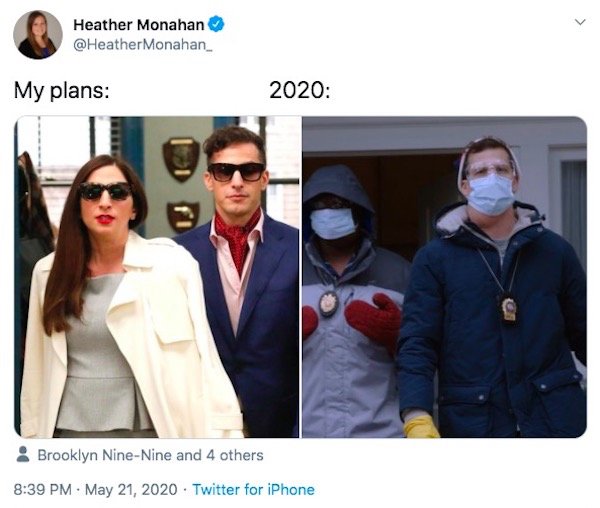 My Plans Vs. 2020 Memes