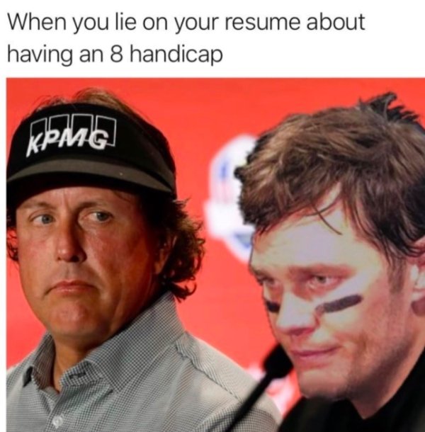 Tom Brady Golf Memes