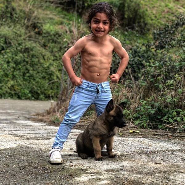 Strong 6-Year-Old Iranian Boy