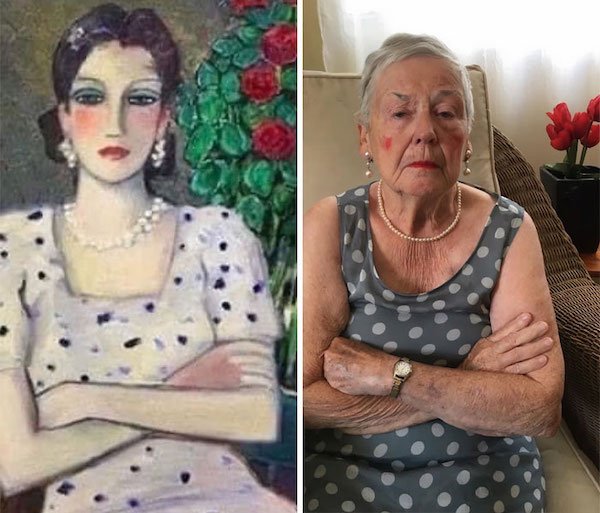 This 83-Year-Old Woman Does Art Recreation