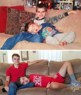 People Recreate Their Old Photos