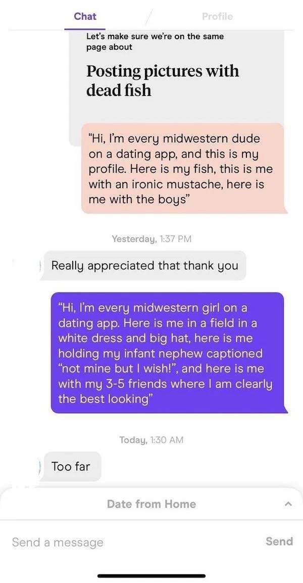 Dating Apps Messages