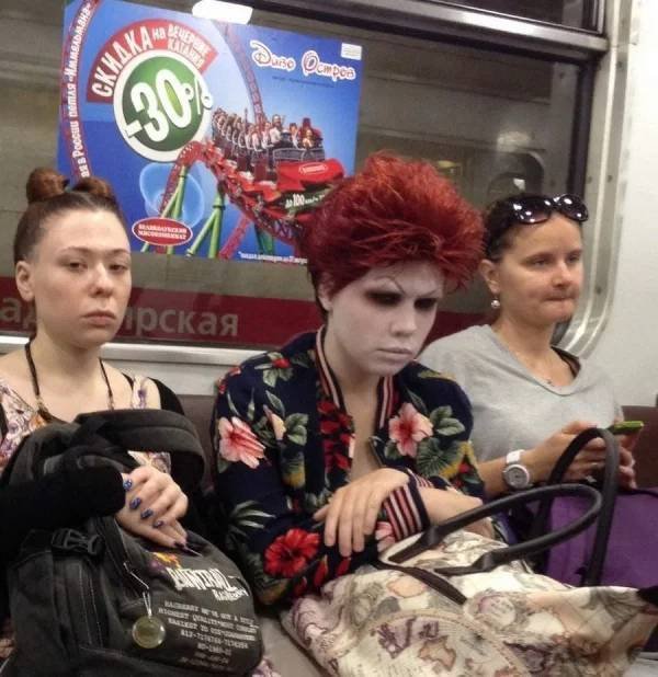 Weird Subway Passengers