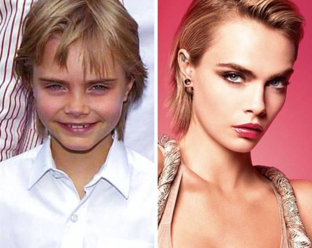 Models: When They Were Kids And Now