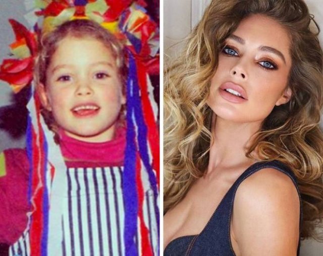 Models: When They Were Kids And Now