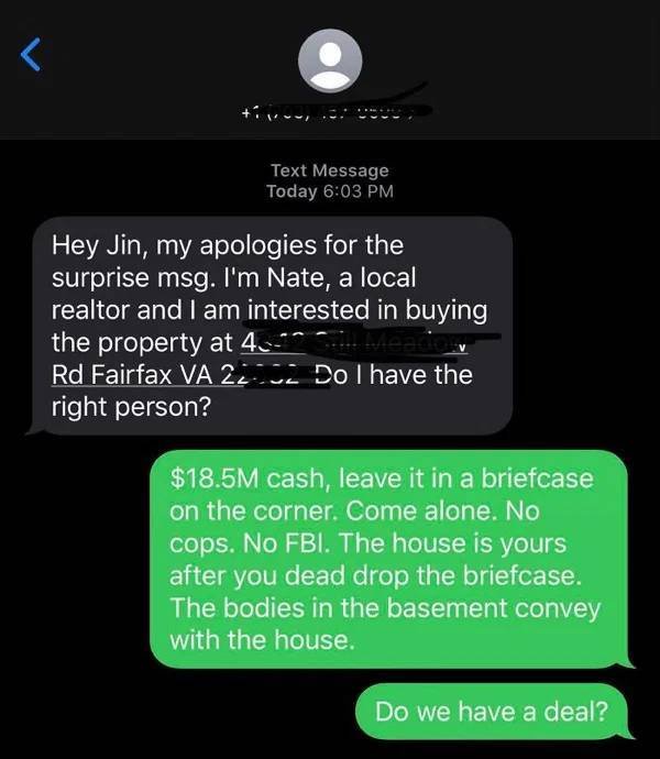 Wrong Number Texts, part 4