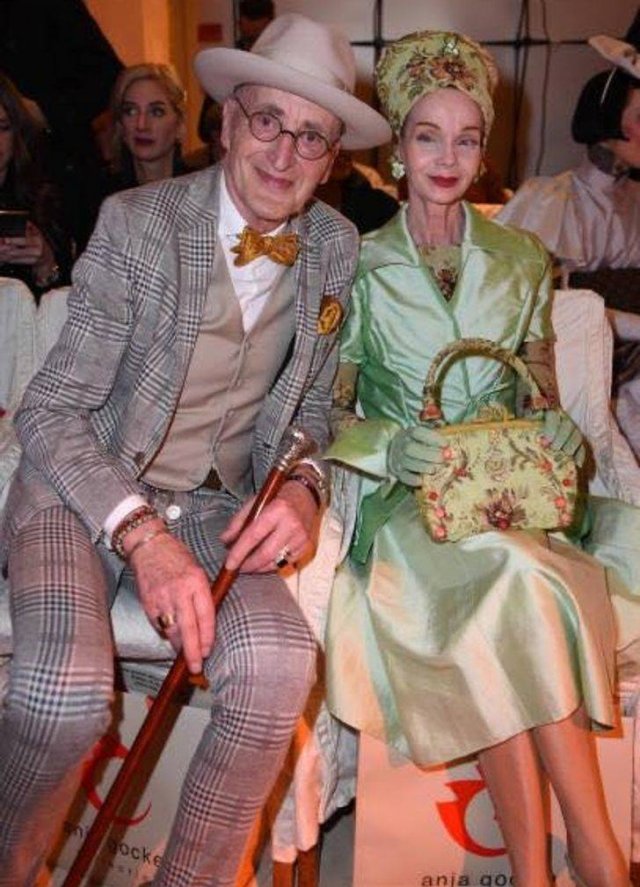 Elderly Stylish German Couple