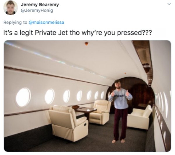 Influencers And Fake Private Jet