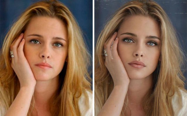 How Celebrity Faces Would Look Like According To Modern Beauty Standards Celebrities