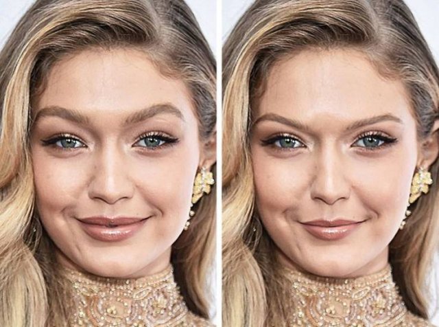 Celebrities Faces Changed To Fit The Golden Ratio Standard