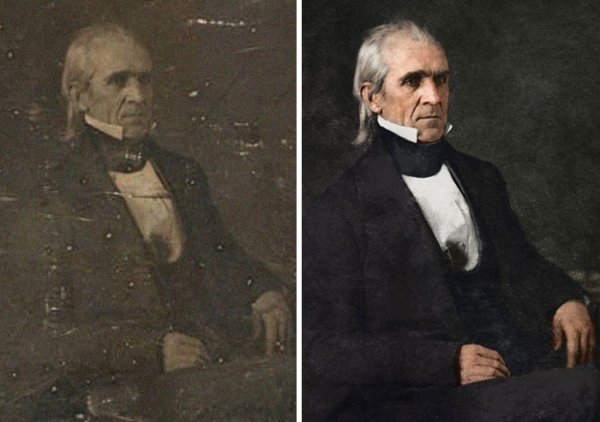 This Artists Restores And Colorizes Photos Of US Presidents