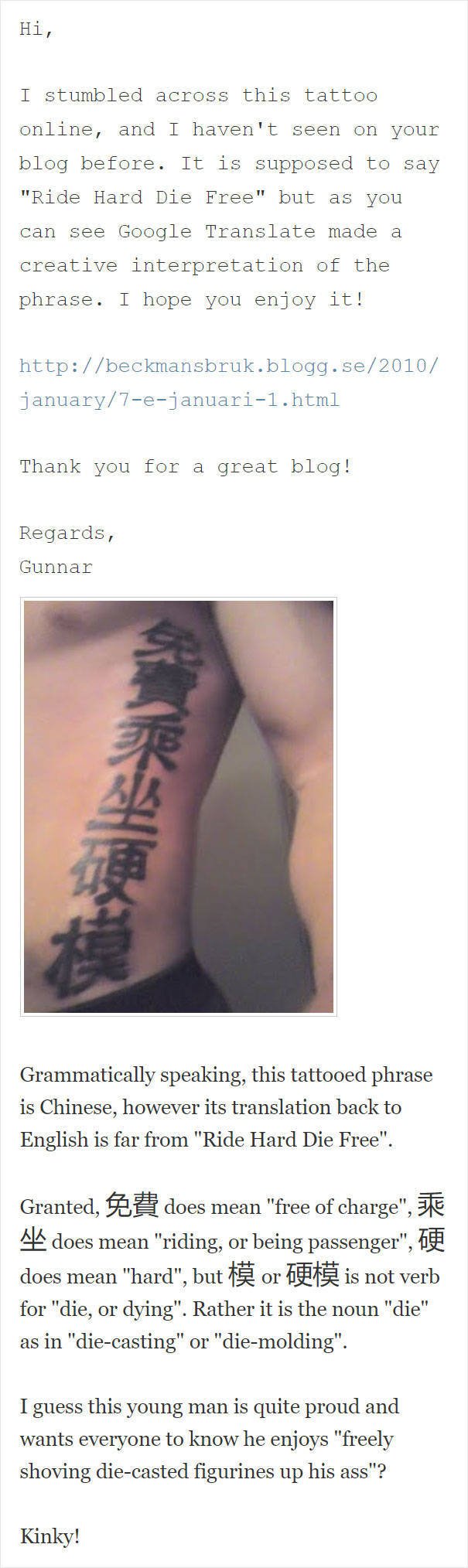 Foreign Language Tattoos Fails
