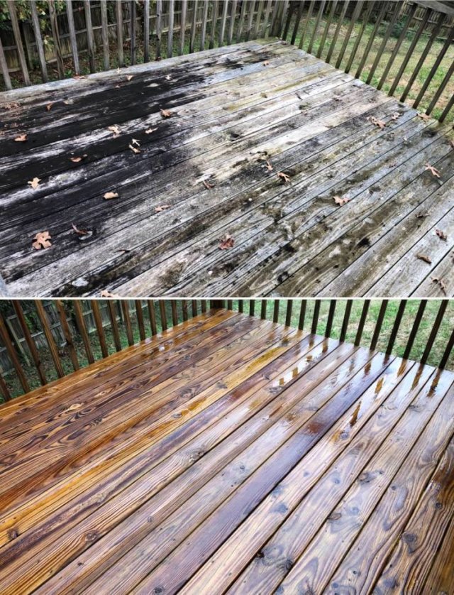 Power Washing: Before And After